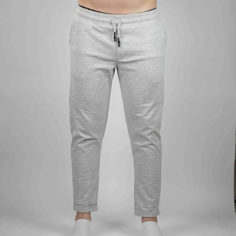 pant light grey massimo dutti cotton