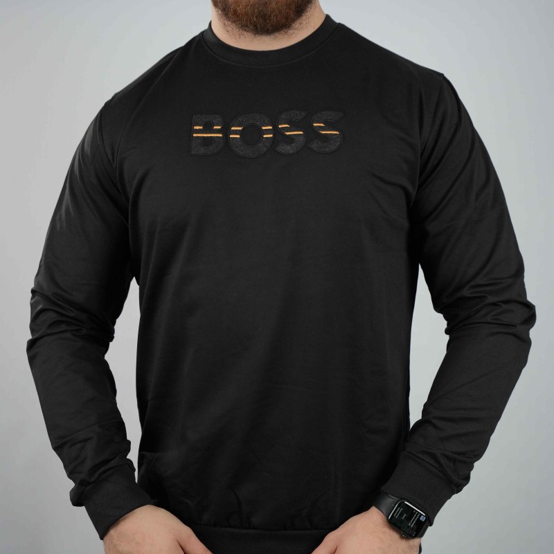 t-shirt black hugo boss  thin cotton