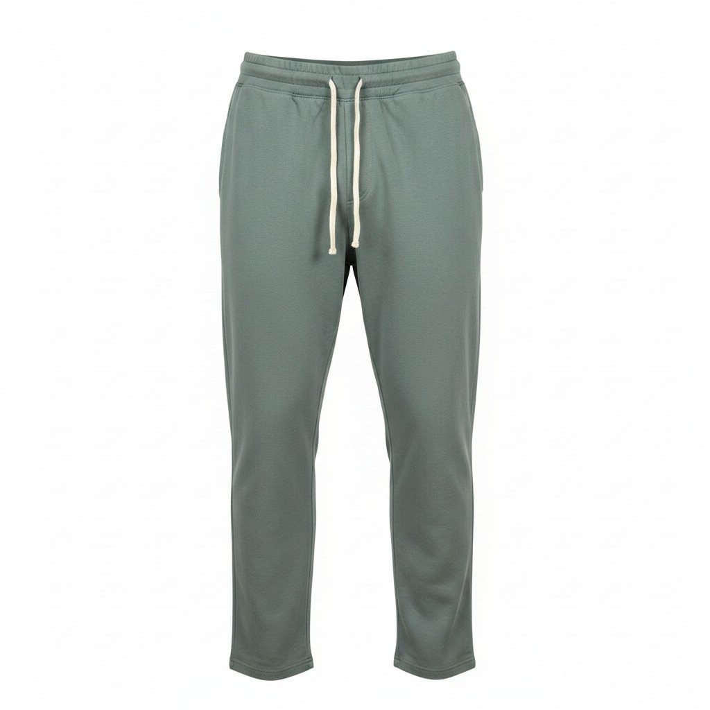 Sage Green Cotton Sweatpants