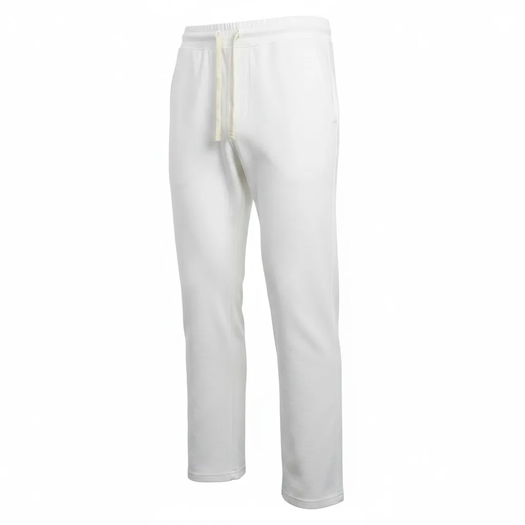 White Cotton Sweatpants