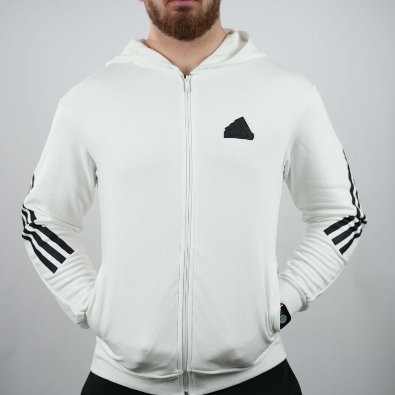 jacket white adidas sport