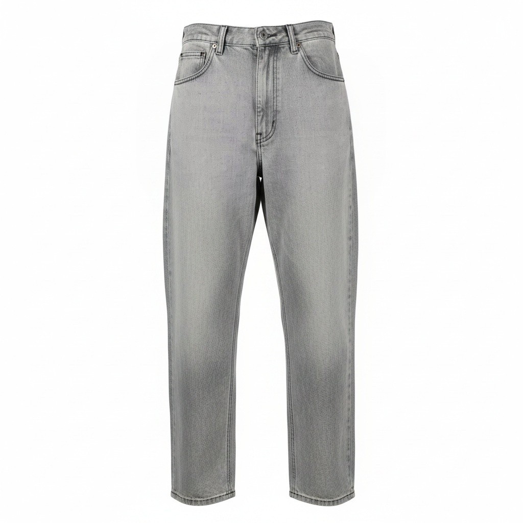 MUCH MORE Light Grey Baggy Jeans