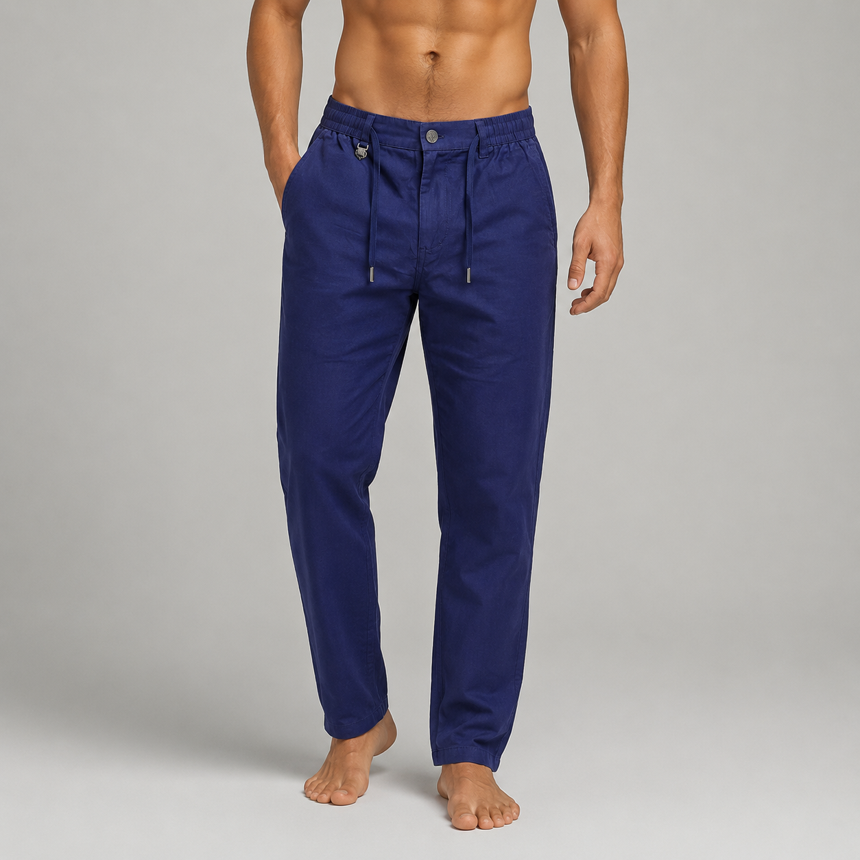 Loro Piana Linen Navy Pants