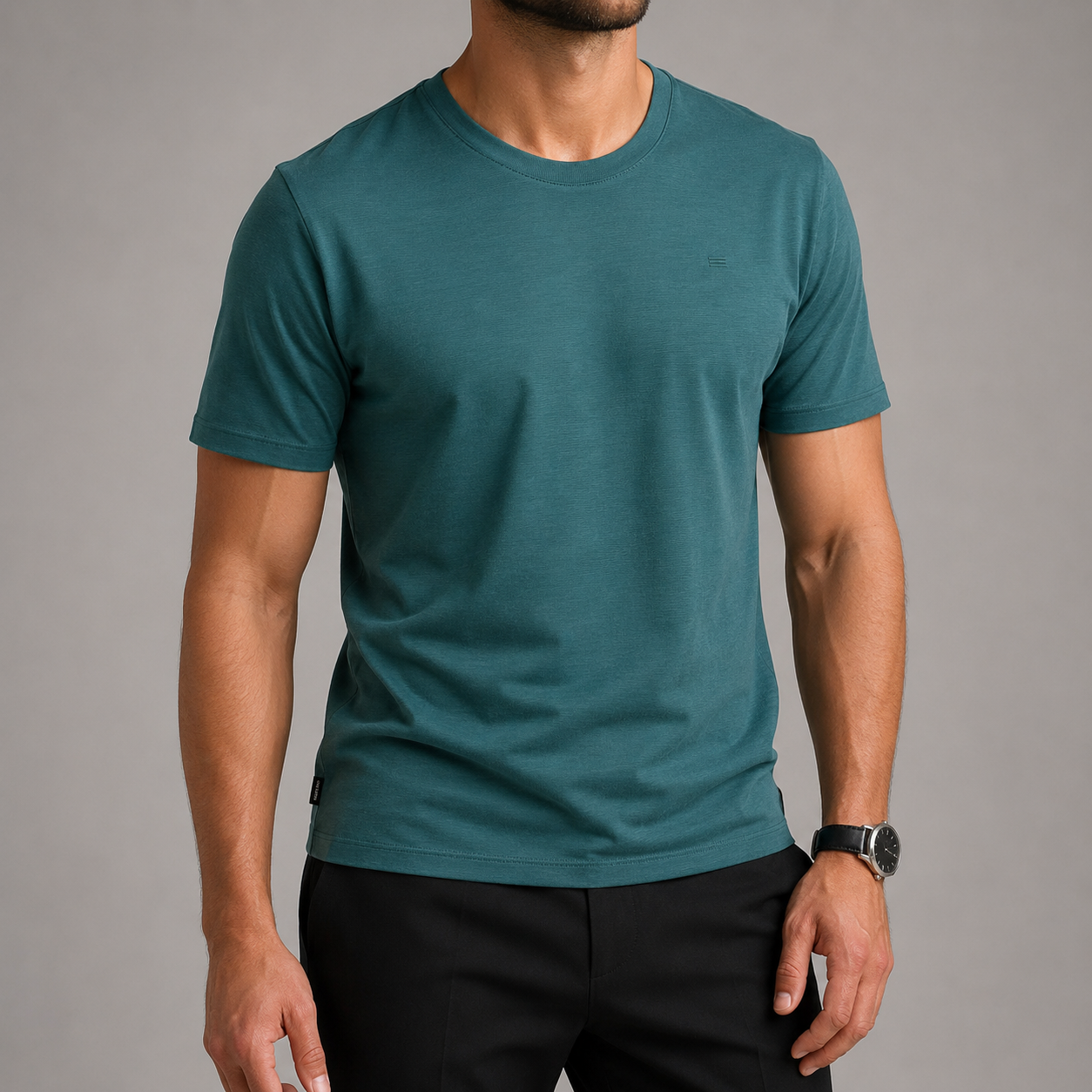 Deep Teal Di Rossi T-Shirt