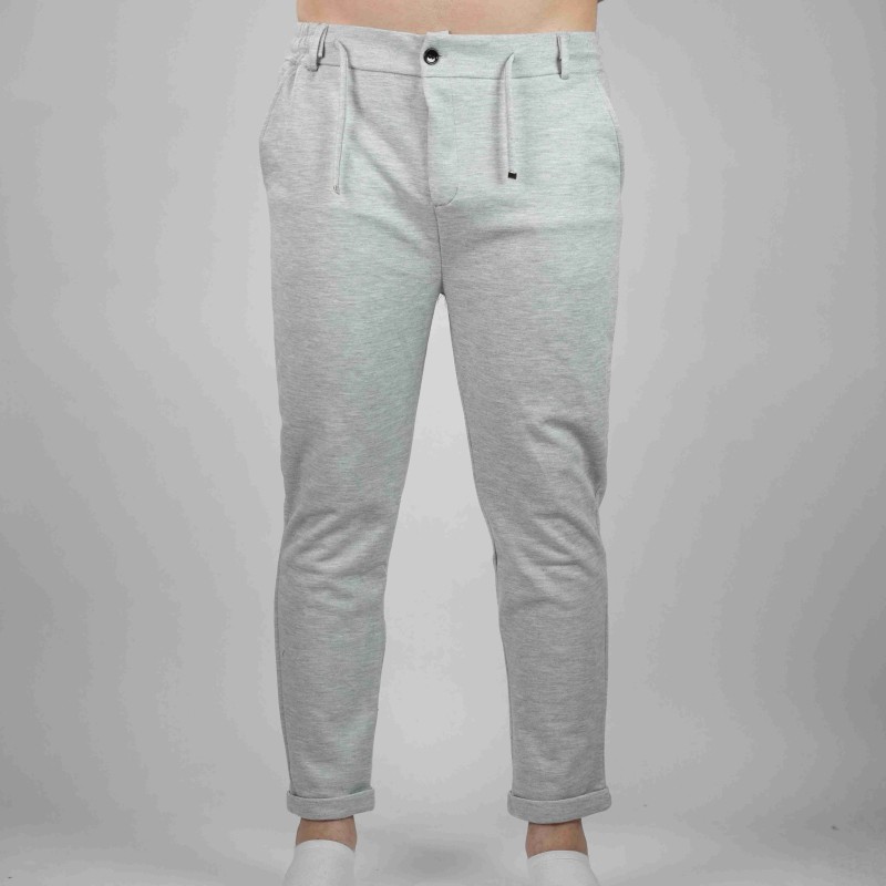 pant light grey zara cotton