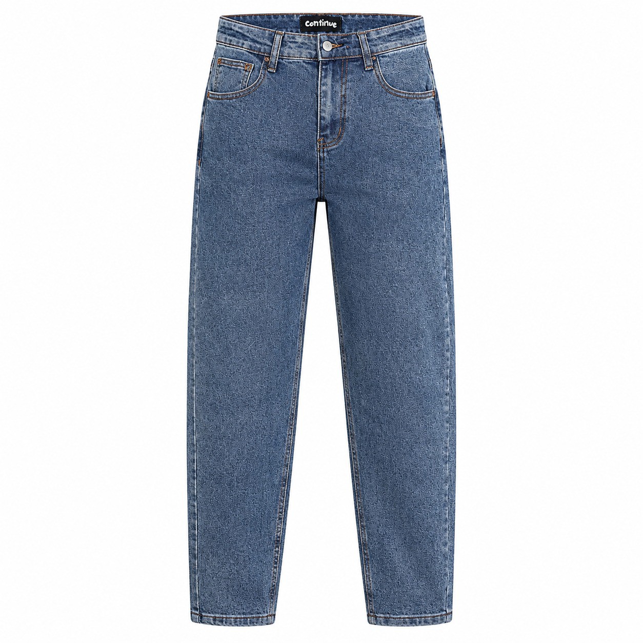 CONTINUE Classic Blue Baggy Jeans