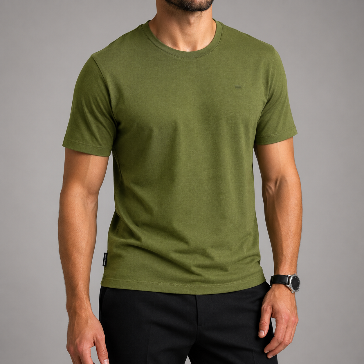 Dark Olive Di Rossi T-Shirt