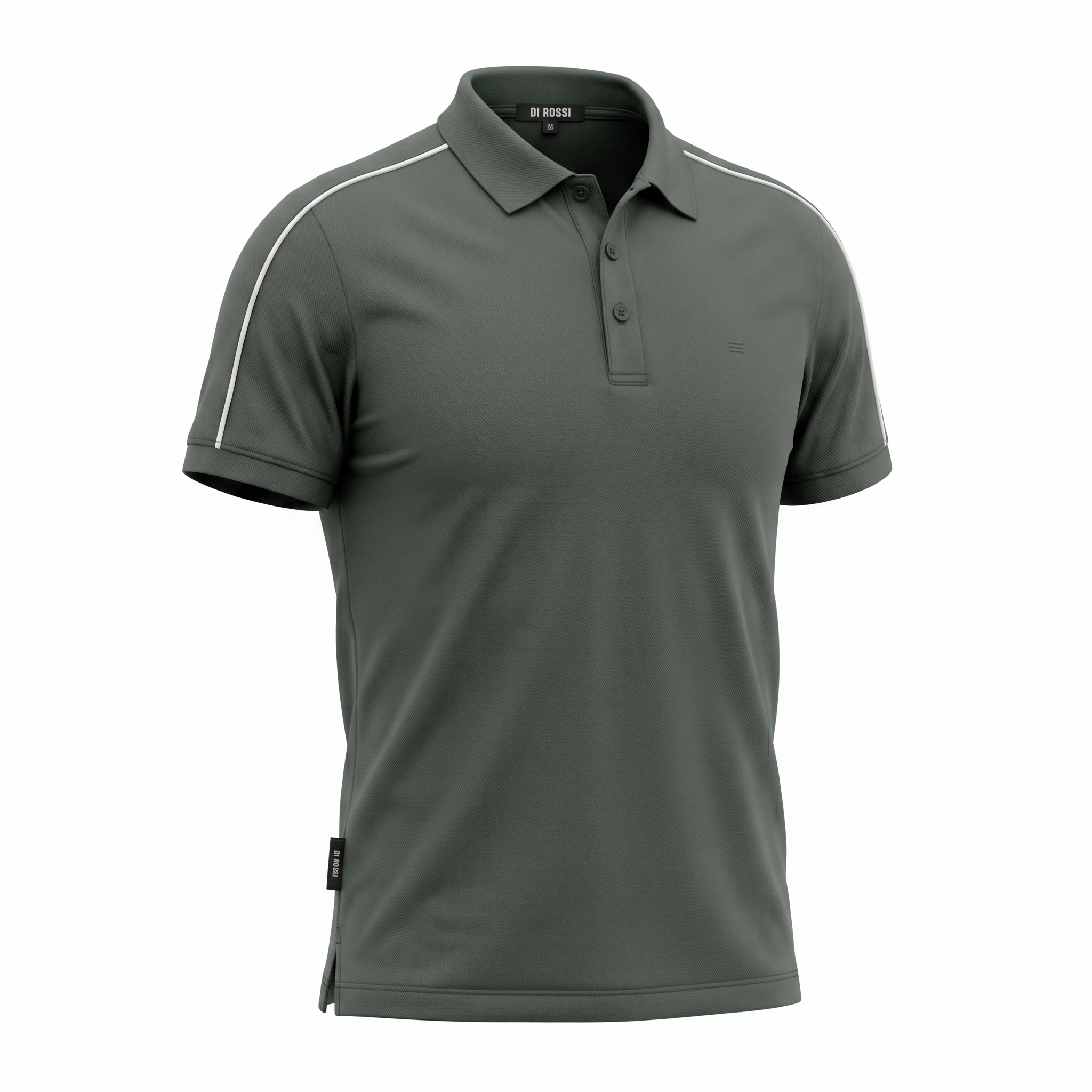 Olive Green Polo Di Rossi