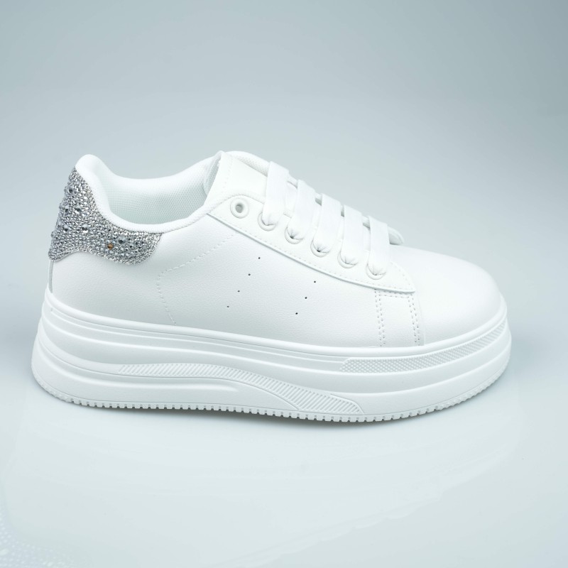 shoes white silver high sol new shoes