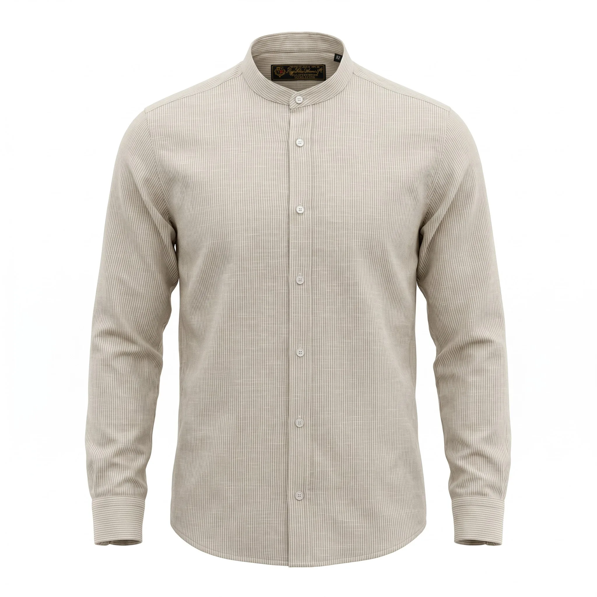 Pastel Yellow Pinstripe Shirt
