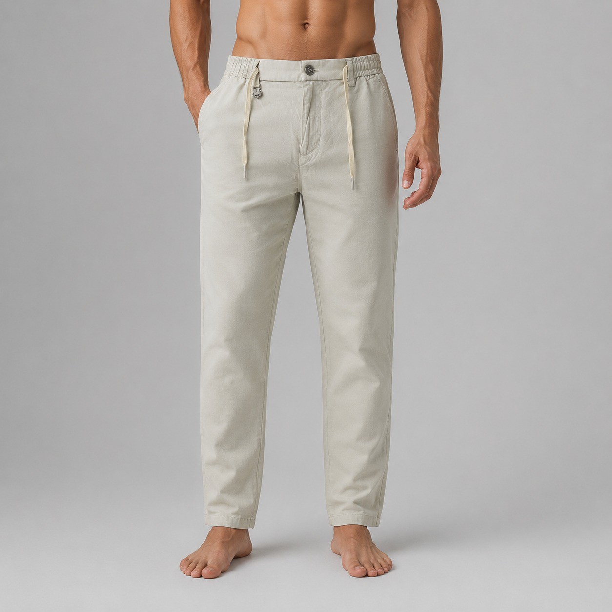 Loro Piana Linen Beige Pants